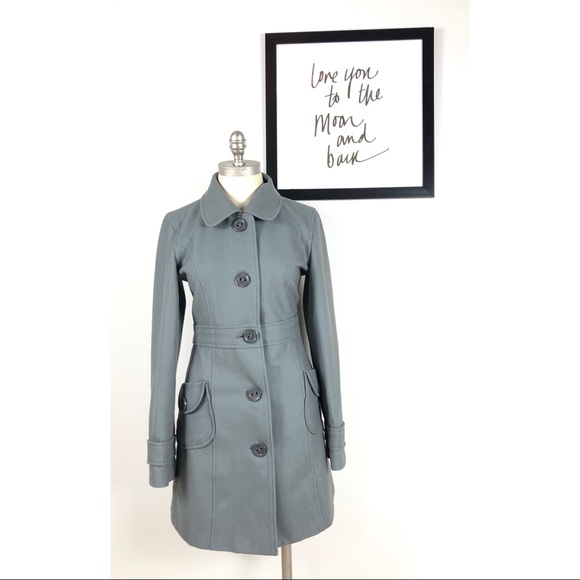 Anthropologie Jackets & Blazers - Anthropologie tulle peacoat wool winter elegant